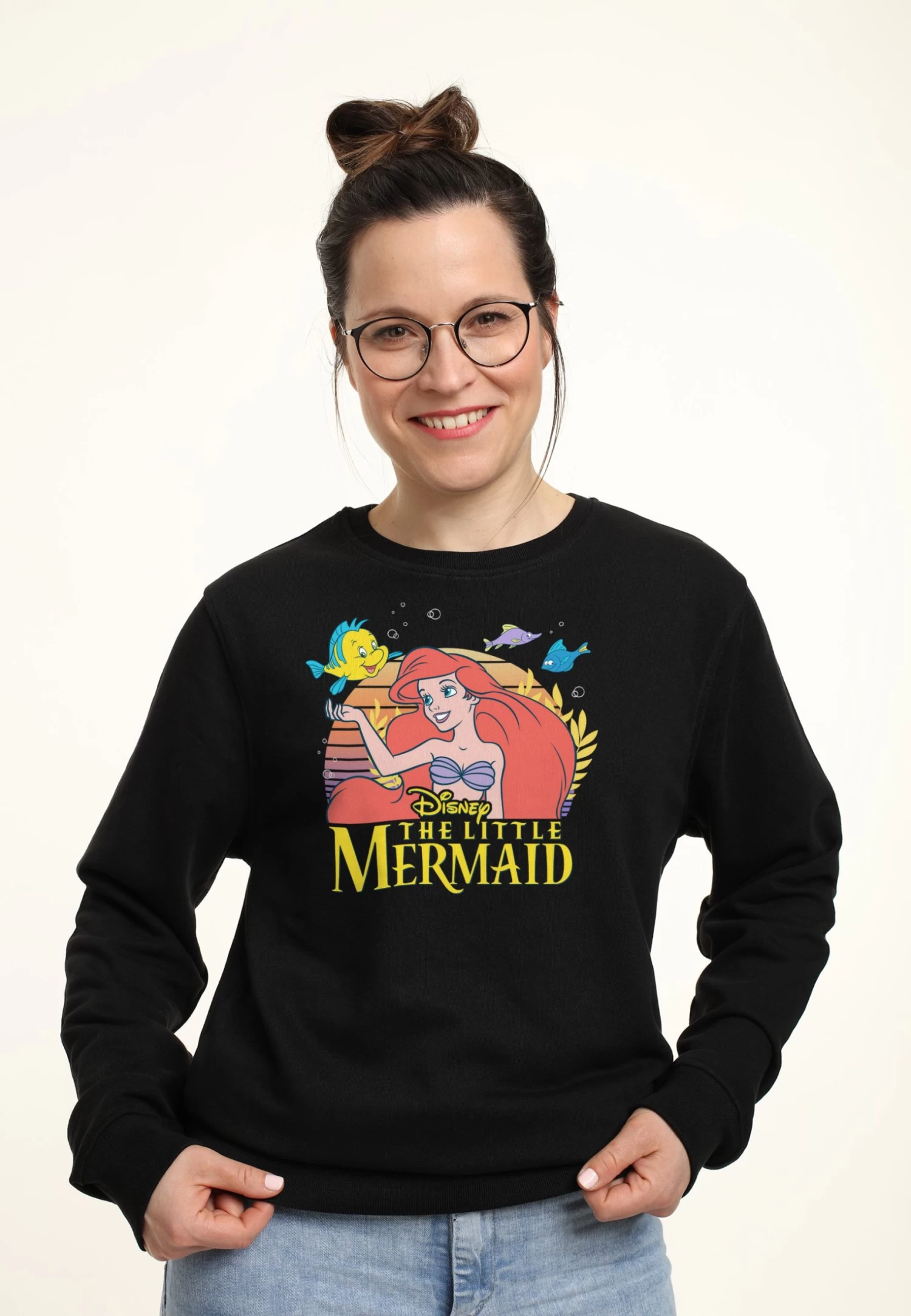 Disney The Little Mermaid Lm Title - Sweater - Black 1 Disney The Little Mermaid Lm Title - Sweater - Black