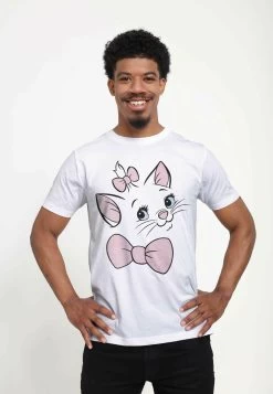 Disney The Aristocats Marie Big Face Unisex - T-Shirt Print - White