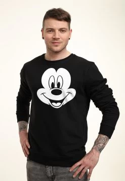 Disney Classic Mickey Big Face- Sweater - Black -Mode Verkoop 276e34183c1e4f12b89e4950b851e15e