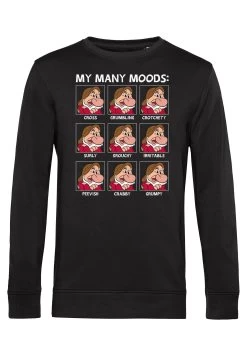 Disney Snow White And The Seven Dwarfs Grumpy Moods - Sweater - Black -Mode Verkoop 279dadbd43bb4c818f92b14bcc548a69