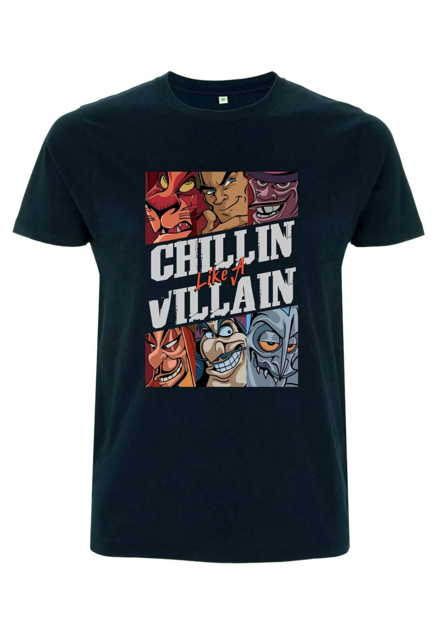 Disney Villains Villains Chills Unisex - T-Shirt Print - Navy Blue 5 Disney Villains Villains Chills Unisex - T-Shirt Print - Navy Blue - Afbeelding 5
