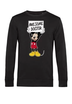 Disney Mickey Classic Awesome Doctor - Sweater - Black -Mode Verkoop 2acae39dc8414104931aadc730620d35