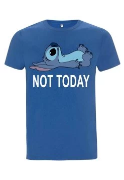 Disney Lilo & Stitch Not Today Unisex - T-Shirt Print - Bright Blue -Mode Verkoop 2c4b72a8fdf4485881d0dcef95463797