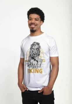 Disney Lion King Lion King Group Unisex - T-Shirt Print - White -Mode Verkoop 2e0b723742b94748b71d9714a4d790a7