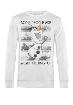 Disney Frozen Worth The Melt - Sweater - White -Mode Verkoop 3188574a287845a58b407ba6fa8c8071