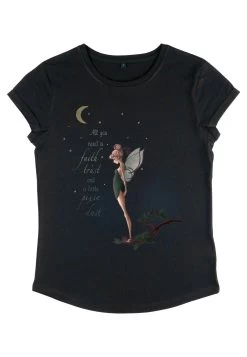 Disney Peter Pan Tink Fall - T-Shirt Print - Black -Mode Verkoop 323c26ff51f54c5493da4b07b941a33a