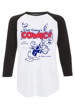 Disney Classic Mickey Donalds Comic Cover - Longsleeve - White Black -Mode Verkoop 324a4f5c797b45fd816b4757fbfe3eac