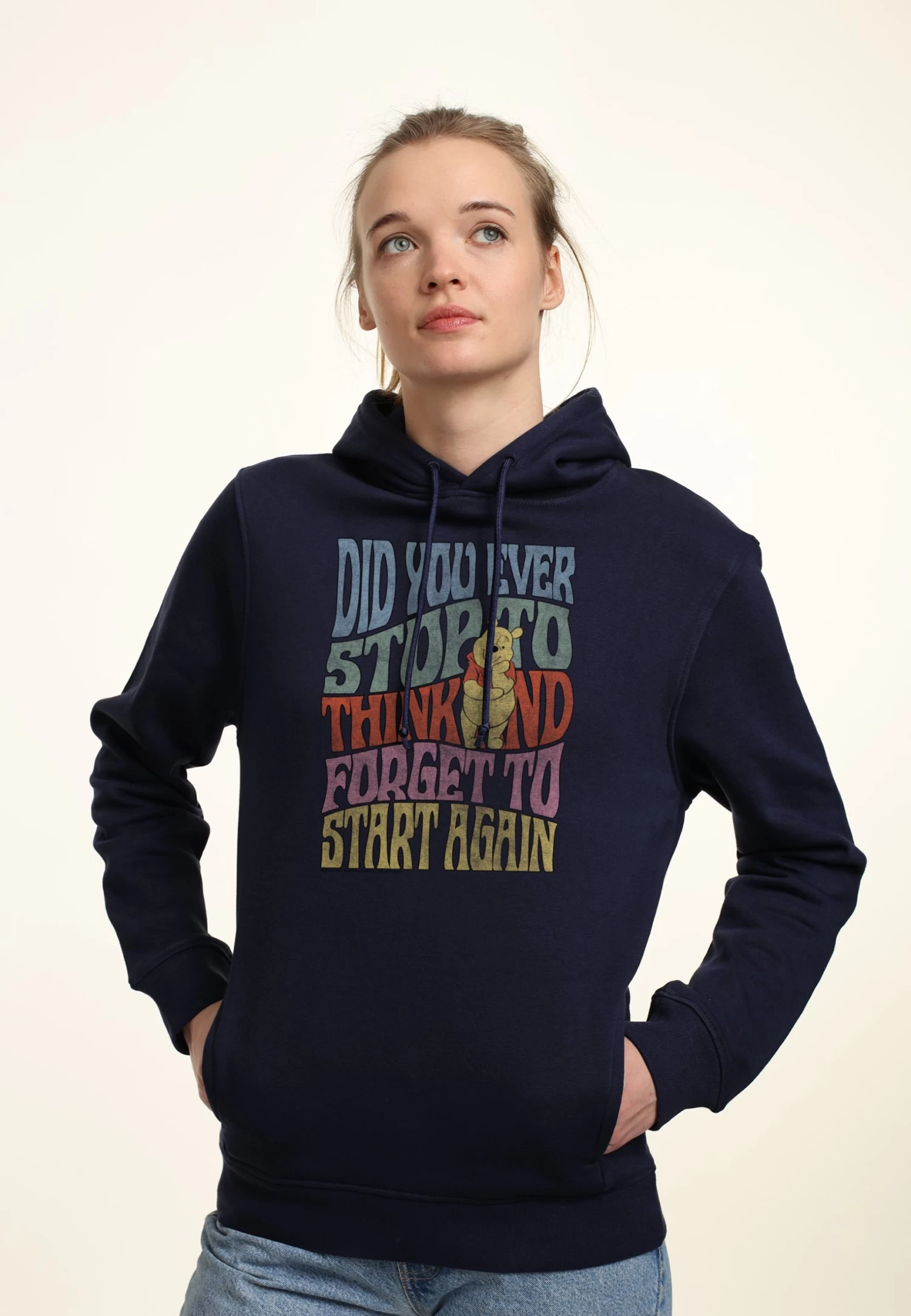 Disney Winnie The Pooh Did You Ever - Sweater - Navy Blue 1 Disney Winnie The Pooh Did You Ever - Sweater - Navy Blue
