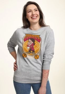 Disney Snow White And The Seven Dwarfs Grumpy Gig - Sweater - Heather Grey -Mode Verkoop 34aa3824cb8c4e5282700697ad4d1b72