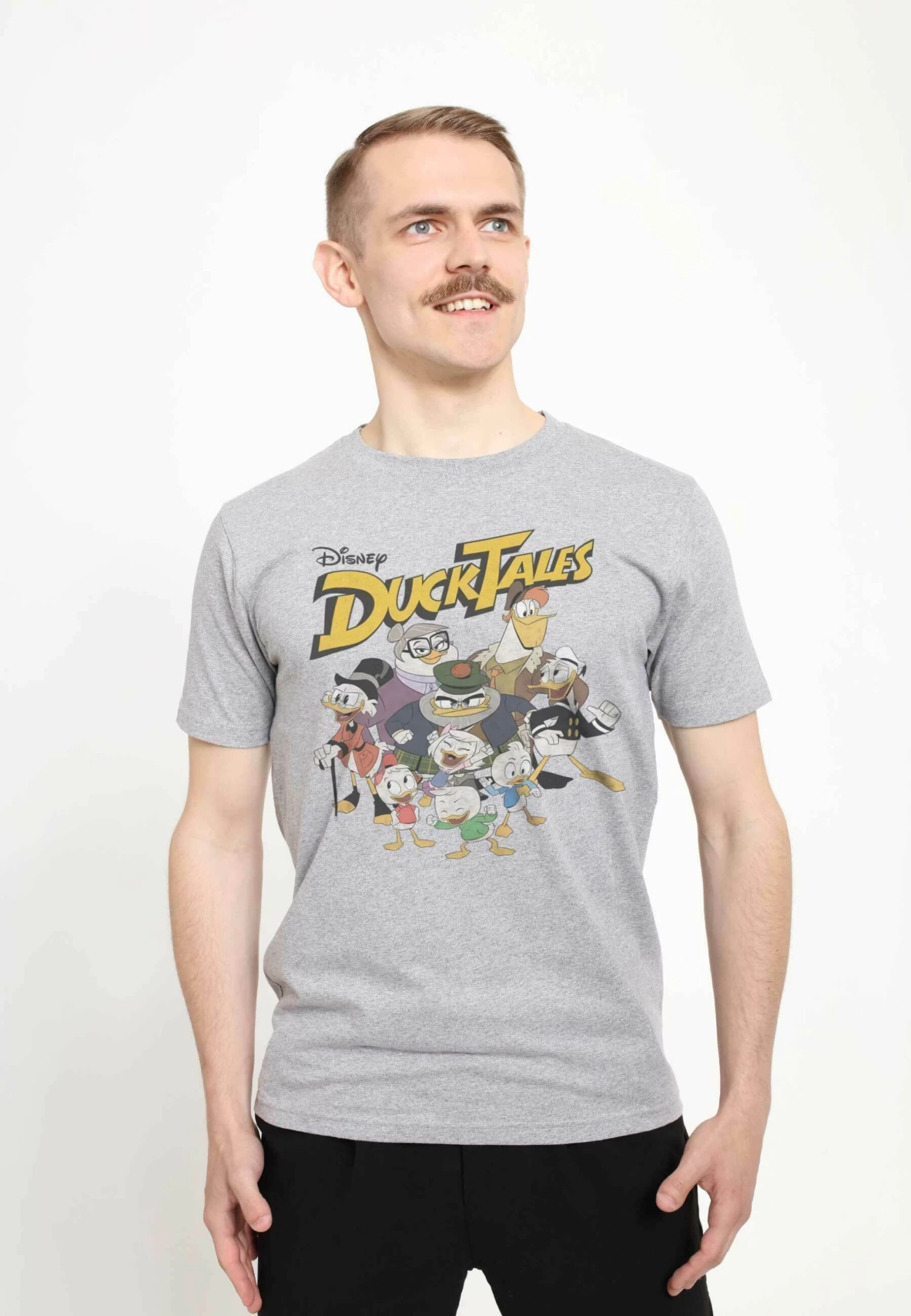 Disney Ducktales Ducktales Group Unisex - T-Shirt Print - Melange Grey 1 Disney Ducktales Ducktales Group Unisex - T-Shirt Print - Melange Grey