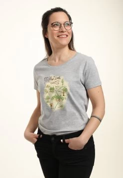 Disney Winnie The Pooh Acre Map - T-Shirt Print - Heather Grey -Mode Verkoop 3864196916ee4cdc967ce58027975420