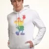 Disney Mickey Classic Love Is Love Pride Mickey - Hoodie - White