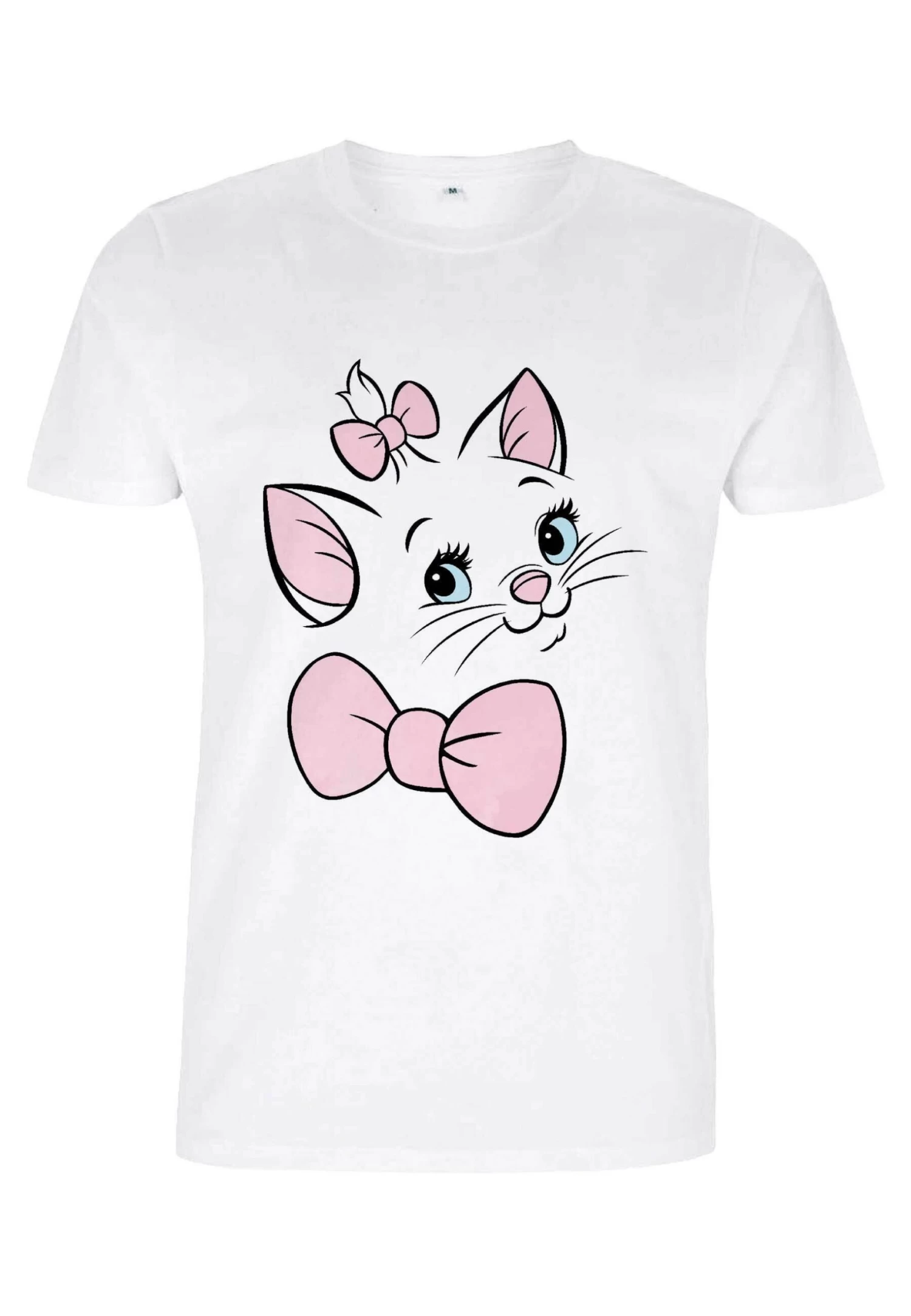 Disney The Aristocats Marie Big Face Unisex - T-Shirt Print - White 5 Disney The Aristocats Marie Big Face Unisex - T-Shirt Print - White - Afbeelding 5