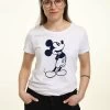 Disney Mickey Classic Classic Mickey - T-Shirt Print - White