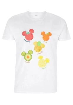 Disney Mickey Classic Assorted Fruit Unisex - T-Shirt Print - White -Mode Verkoop 3e3ba1089f7e48b48694d187da44902c