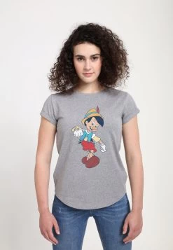 Disney Pinocchio Vintage Pinocchio - T-Shirt Print - Melange Grey 6 Disney Pinocchio Vintage Pinocchio - T-Shirt Print - Melange Grey -Mode Verkoop 3eb3d5b5e8ad457db4d757b728d39c17