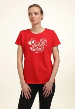 Disney Mickey & Friends Holiday Ears - T-Shirt Print - Red -Mode Verkoop 425b0b2130c948b7b13ce92036b174b8