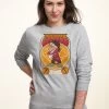 Disney Snow White And The Seven Dwarfs Grumpy Gig - Sweater - Heather Grey
