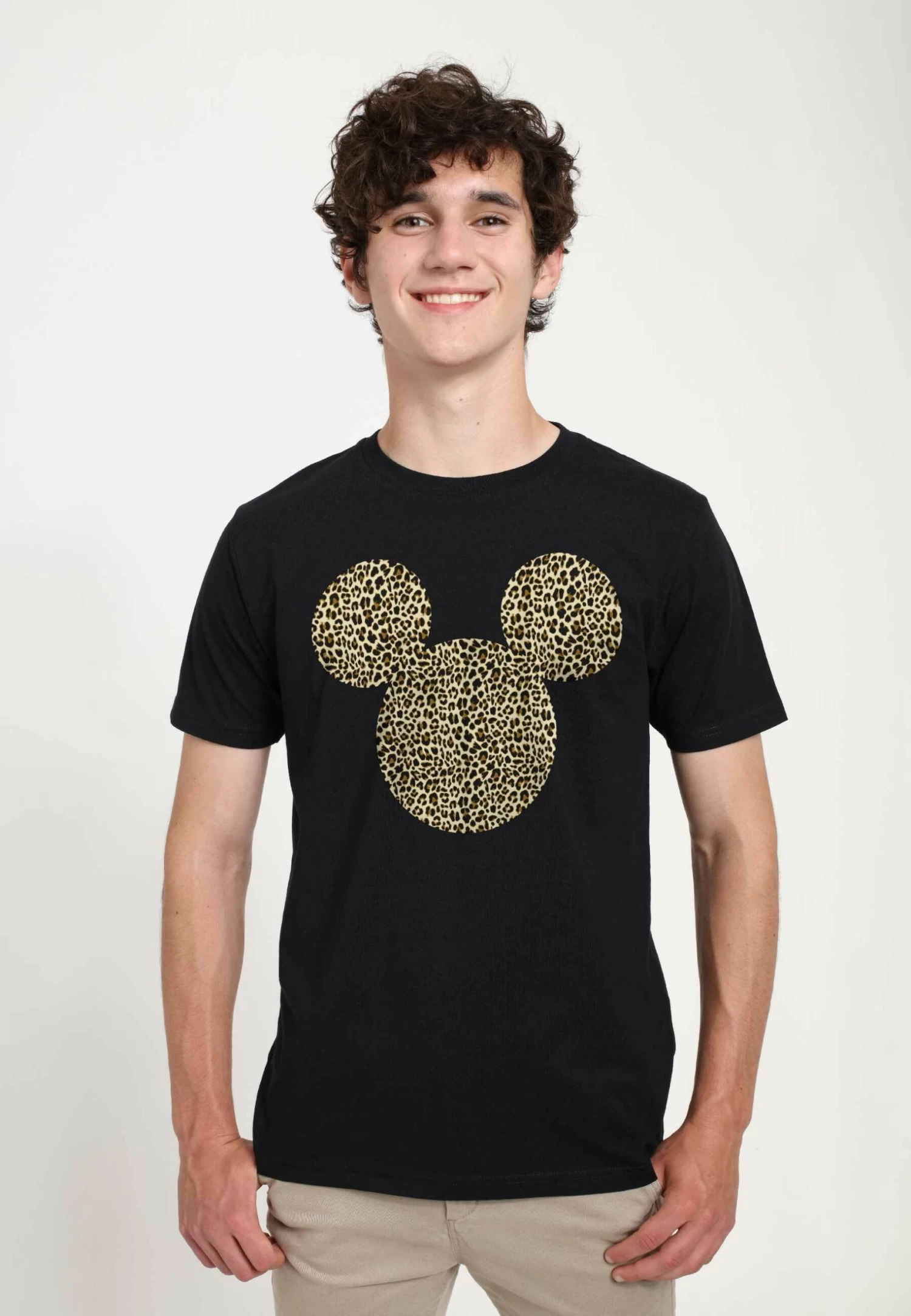 Disney Mickey Classic Animal Ears Unisex - T-Shirt Print - Black 1 Disney Mickey Classic Animal Ears Unisex - T-Shirt Print - Black