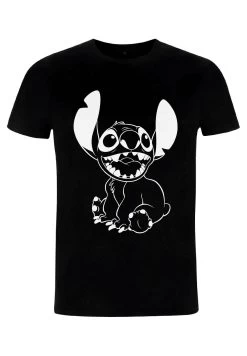 Disney Lilo & Stitch Negative Stitch Unisex - T-Shirt Print - Black -Mode Verkoop 4c6ad85f281143508f03f49b5d92f94f