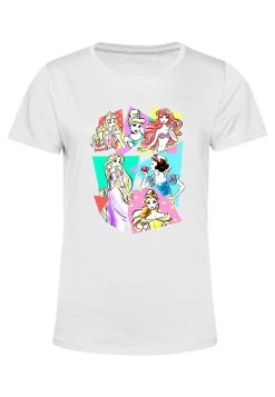 Disney Princesses Neon Pop - T-Shirt Print - White -Mode Verkoop 4e6fcf187f9b428487be669ee1235d2a