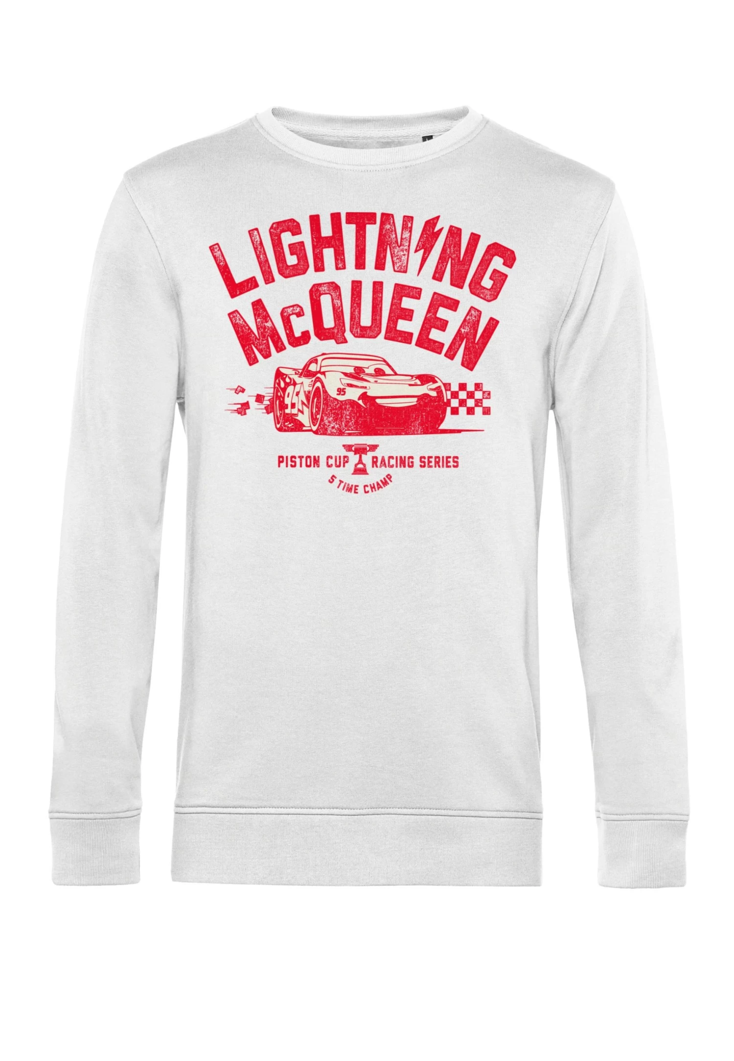 Disney Cars 3 Piston Cup Champ - Sweater - White 4 Disney Cars 3 Piston Cup Champ - Sweater - White - Afbeelding 4