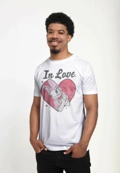 Disney Mickey Classic In Love Daisy Unisex - T-Shirt Print - White -Mode Verkoop 4fccb2344d834b8ba766713c285d1791