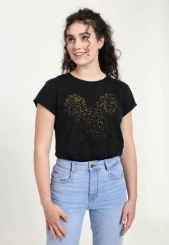 Disney Mickey Classic Mickey Confetti Fill - T-Shirt Print - Black -Mode Verkoop 5050866144124b20be86377946ddea9a