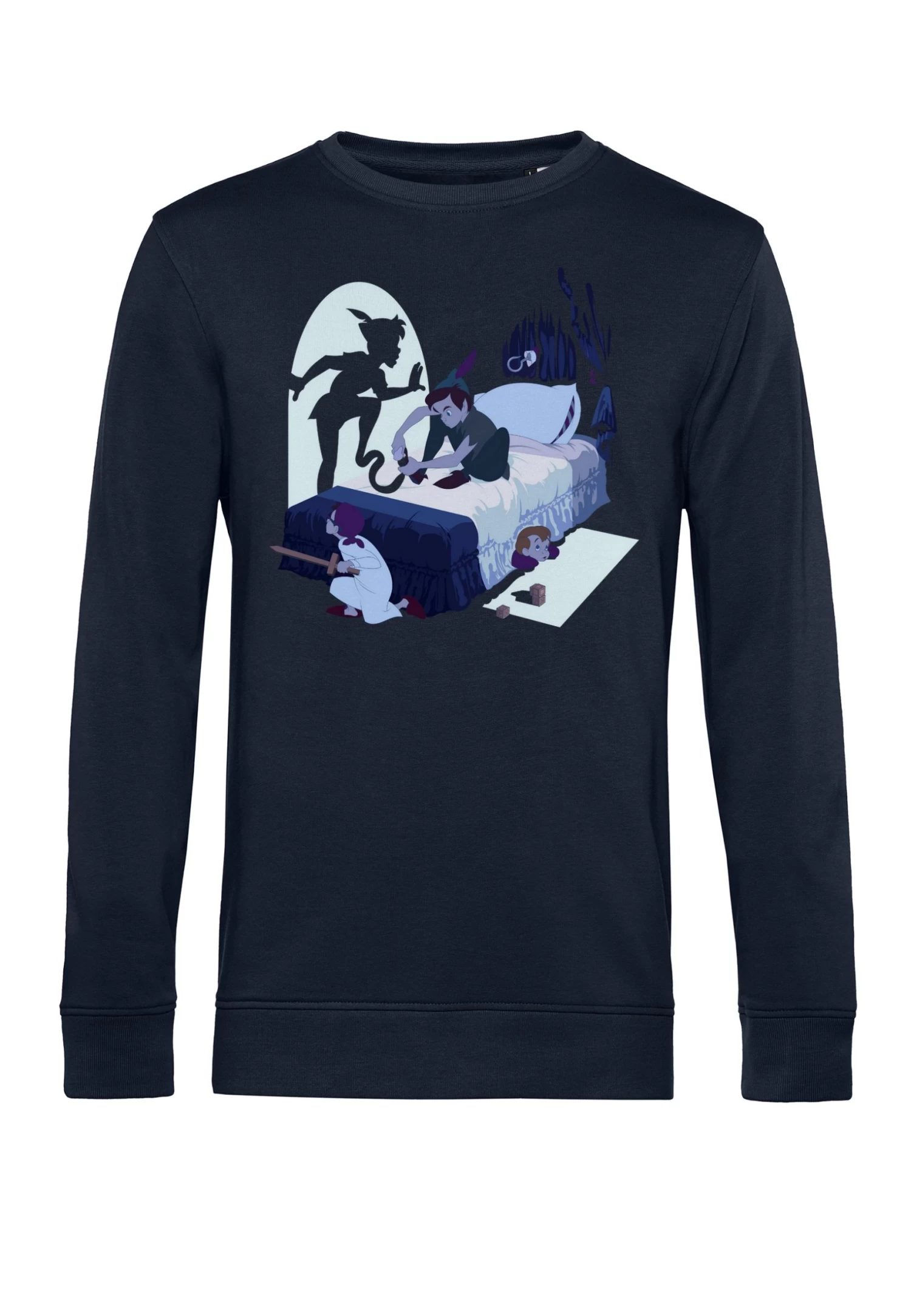 Disney Peter Pan Candid Shadow - Sweater - Navy Blue 4 Disney Peter Pan Candid Shadow - Sweater - Navy Blue - Afbeelding 4