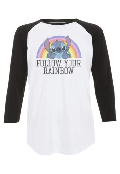 Disney LiloStitch Rainbow - Longsleeve - White Black -Mode Verkoop 51cecf32899742a180b2373a6f2d6b4a
