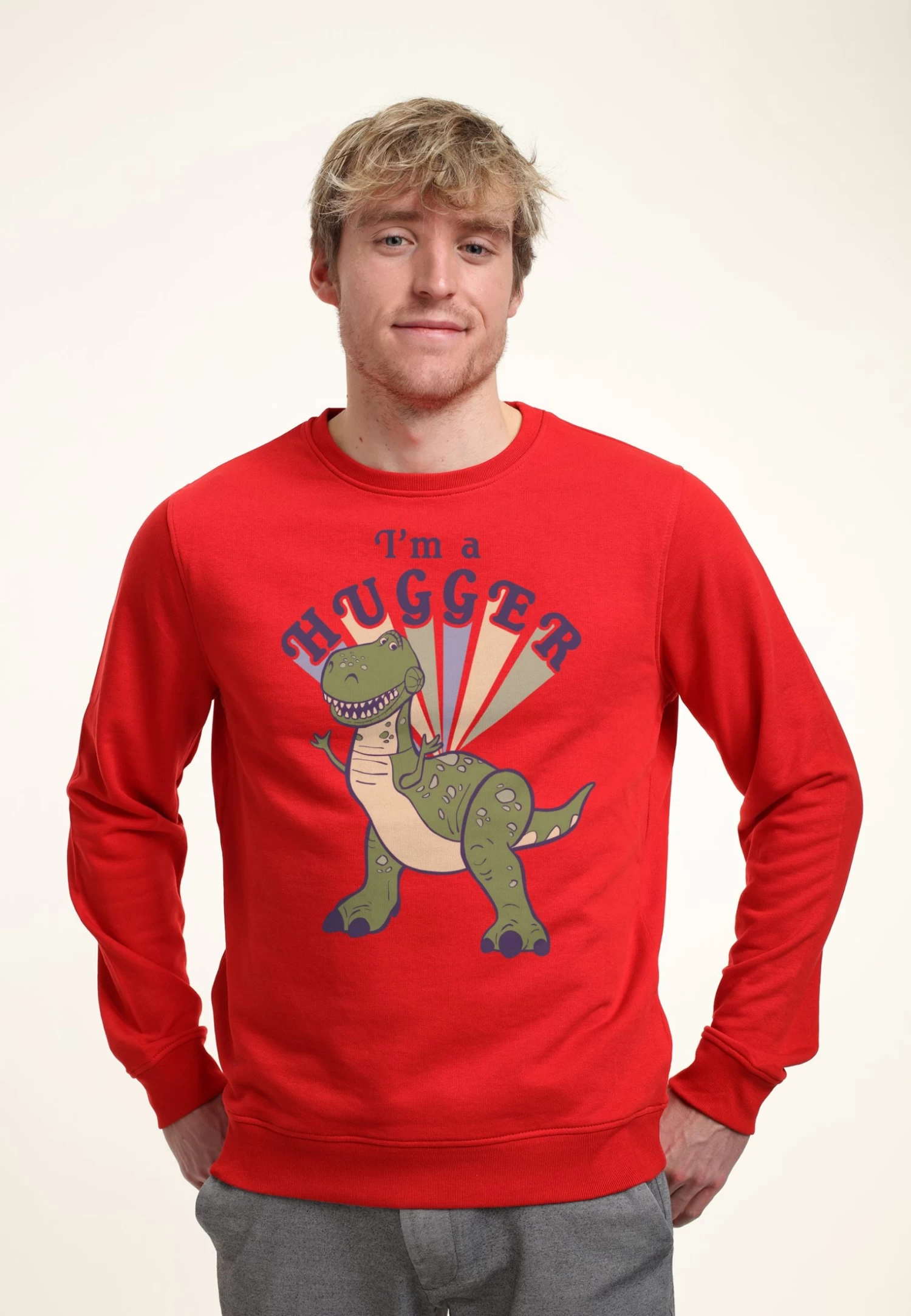 Disney Toy Story 1-3 Hugger Rex - Sweater - Red 1 Disney Toy Story 1-3 Hugger Rex - Sweater - Red