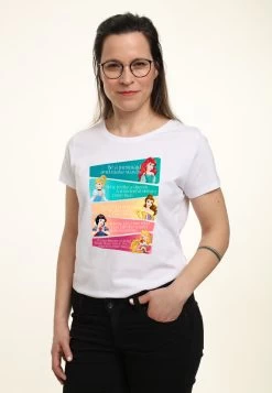 Disney Princesses Princess Adjectives - T-Shirt Print - White -Mode Verkoop 5593615d2caa47419329919a03a7942e