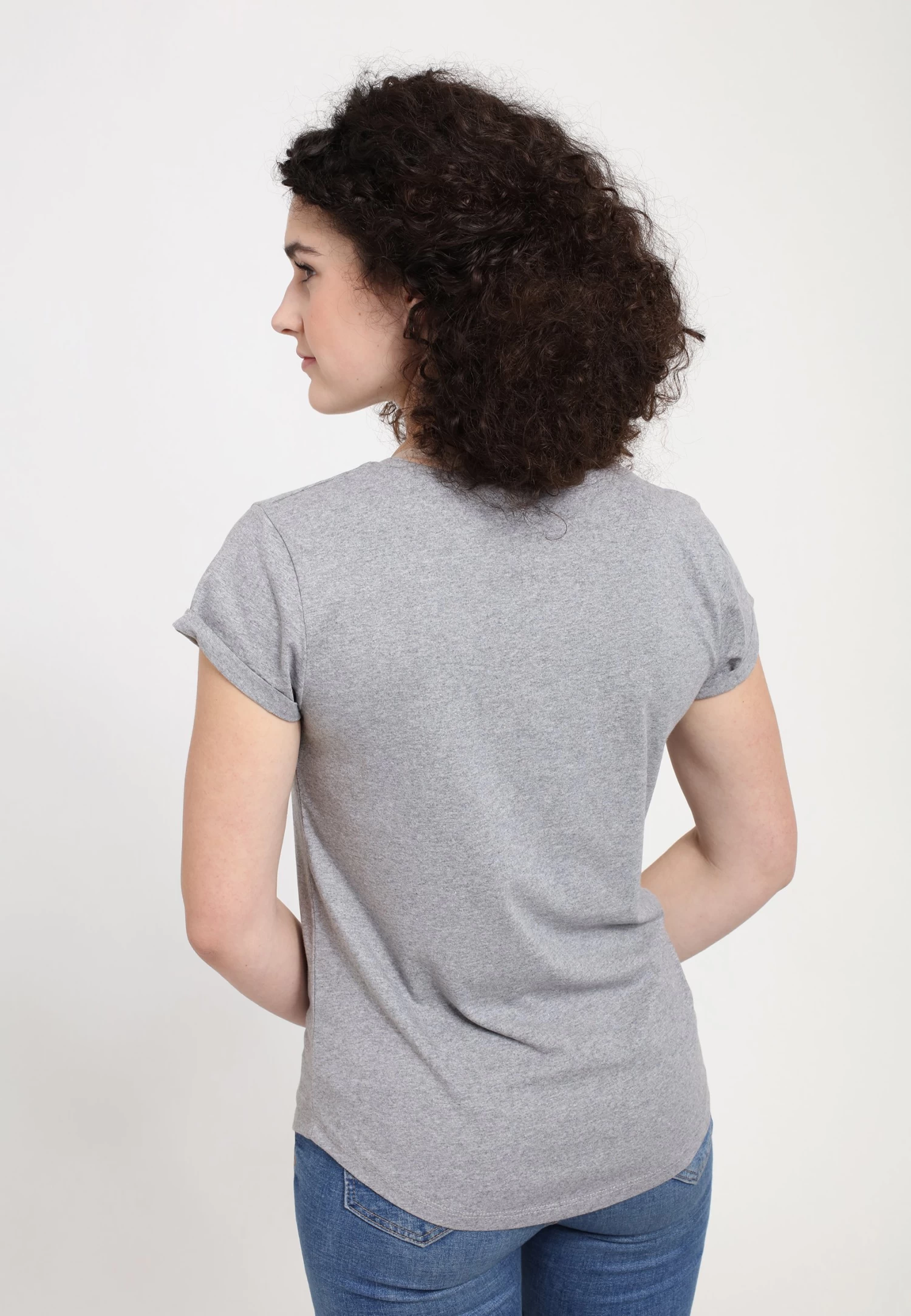 Disney Lilo & Stitch Stitch Rainbow - T-Shirt Print - Melange Grey 2 Disney Lilo & Stitch Stitch Rainbow - T-Shirt Print - Melange Grey - Afbeelding 2