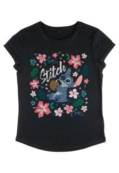Disney Classics Lilo & Stitch - Tropical Stitch - T-Shirt Print - Black -Mode Verkoop 59265860befe4a6eb1214d5f0e7befa0
