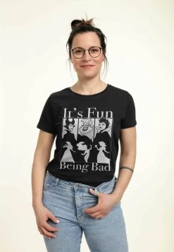 Disney Villains Bad Fun - T-Shirt Print - Black -Mode Verkoop 594f009477b04d7c8287b653f08fd59e