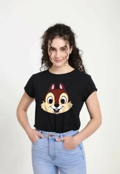 Disney Mickey & Friends Chip Big Face - T-Shirt Print - Black 7 Disney Mickey & Friends Chip Big Face - T-Shirt Print - Black -Mode Verkoop 5fc8eea7c5a941dfa56003839a125a5a