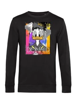 Disney Mickey Classic Eighties Duck - Sweater - Black -Mode Verkoop 60a4c11f38344889975fc67b82f637ed