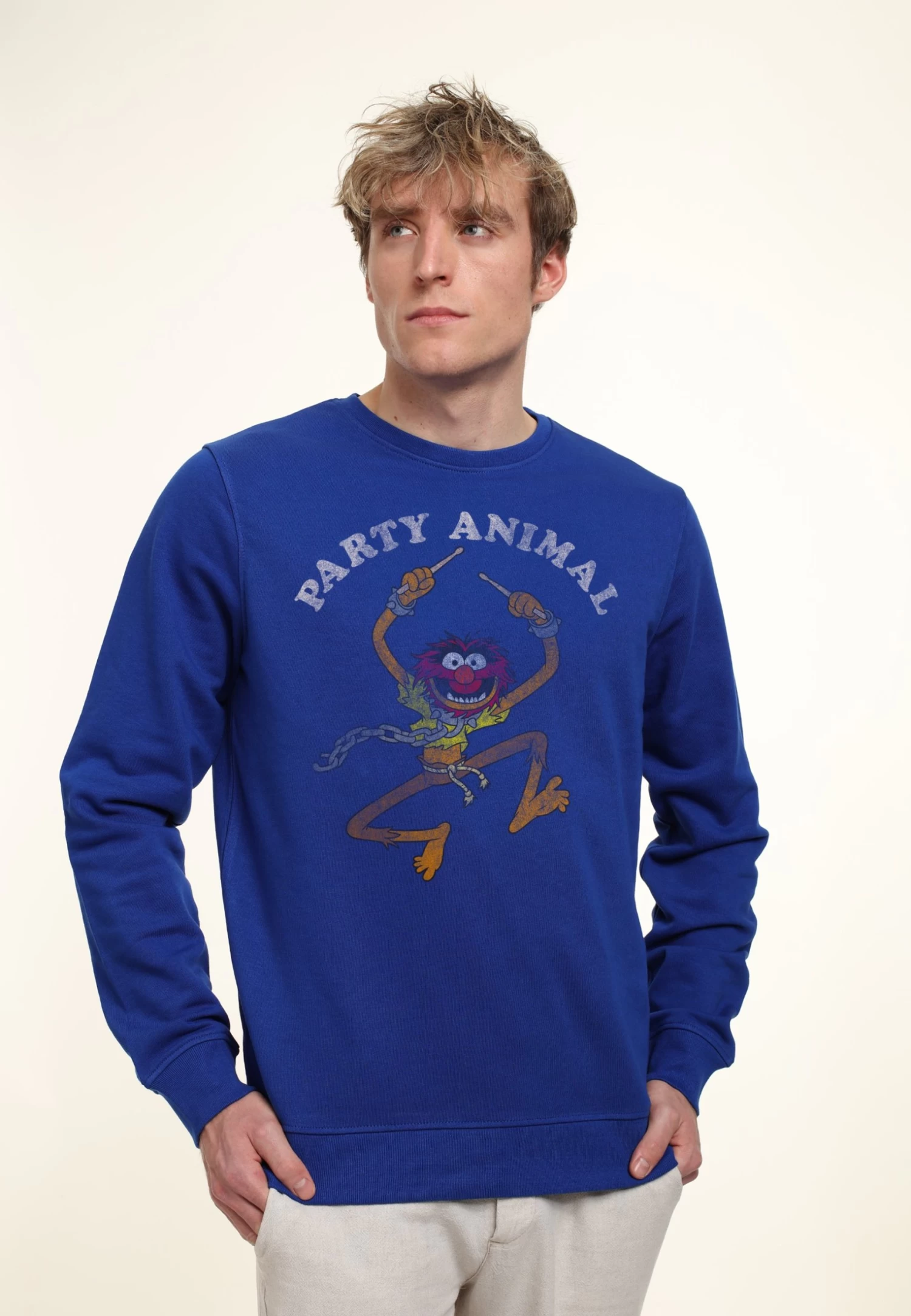 Disney Muppets Party- Sweater - Royal Blue 1 Disney Muppets Party- Sweater - Royal Blue