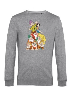 Disney Snow White Squad Dwarf Stack - Sweater - Heather Grey 7 Disney Snow White Squad Dwarf Stack - Sweater - Heather Grey -Mode Verkoop 61b22cbfb4cc403799bfa3620f912834