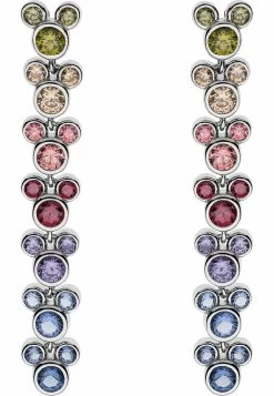 Oorbellen - Bunt Silber