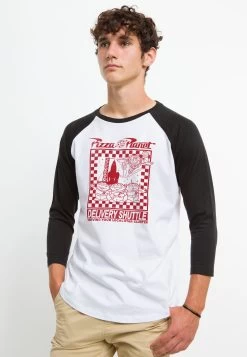Disney Toy Story 1-3 Pizza Planet Delivery - Longsleeve - White Black -Mode Verkoop 64f1c1ff458f49b39bc902db8f617daf
