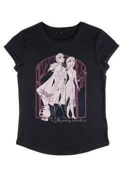 Disney Frozen 2 Forest Frame - T-Shirt Print - Black -Mode Verkoop 6534cff6dc4a40a5988cffcfbbdfeeae