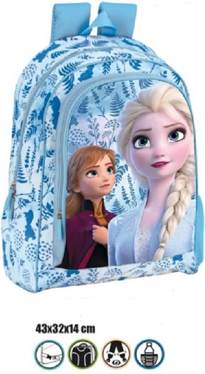 Disney Frozen 2 - Rugzak - Elsa & Anna - 3d 43 Cm / Top Kwaliteit. 3 Disney Frozen 2 - Rugzak - Elsa & Anna - 3d 43 Cm / Top Kwaliteit. - Afbeelding 3