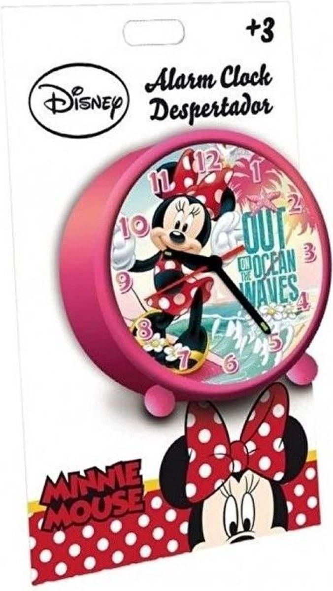 Disney Minnie Mouse Wekker 1 Disney Minnie Mouse Wekker