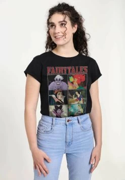 Disney Villains Fairytales - T-Shirt Print - Black -Mode Verkoop 695b39ff9f49465585aa05351caf448c