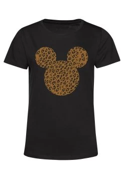 Disney Classic Mickey Cheetah Mouse - T-Shirt Print - Black -Mode Verkoop 6a1f90fe727846db95ab9716e76cf05c