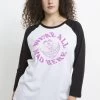 Disney Alice In Wonderland Dsny Aiw All Smiles-1 - Longsleeve - White Black