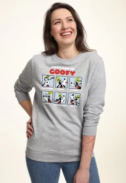 Disney Mickey Friends Expressions Of Goofy - Sweater - Heather Grey -Mode Verkoop 6e7d1708e1ea40f98d8a9942c9255b14