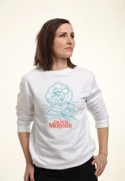 Disney The Little Mermaid Ariel Linework - Sweater - White