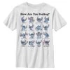 Disney Lilo & Stitch Stitch Moods - T-Shirt Print - White